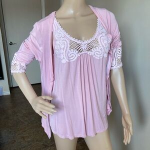 Together - Rose Tank & Shirt w/crochet